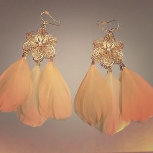 Statement Feather Earrings